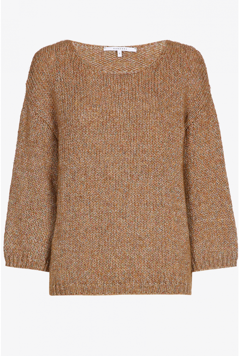 Strickpullover mit Lurex