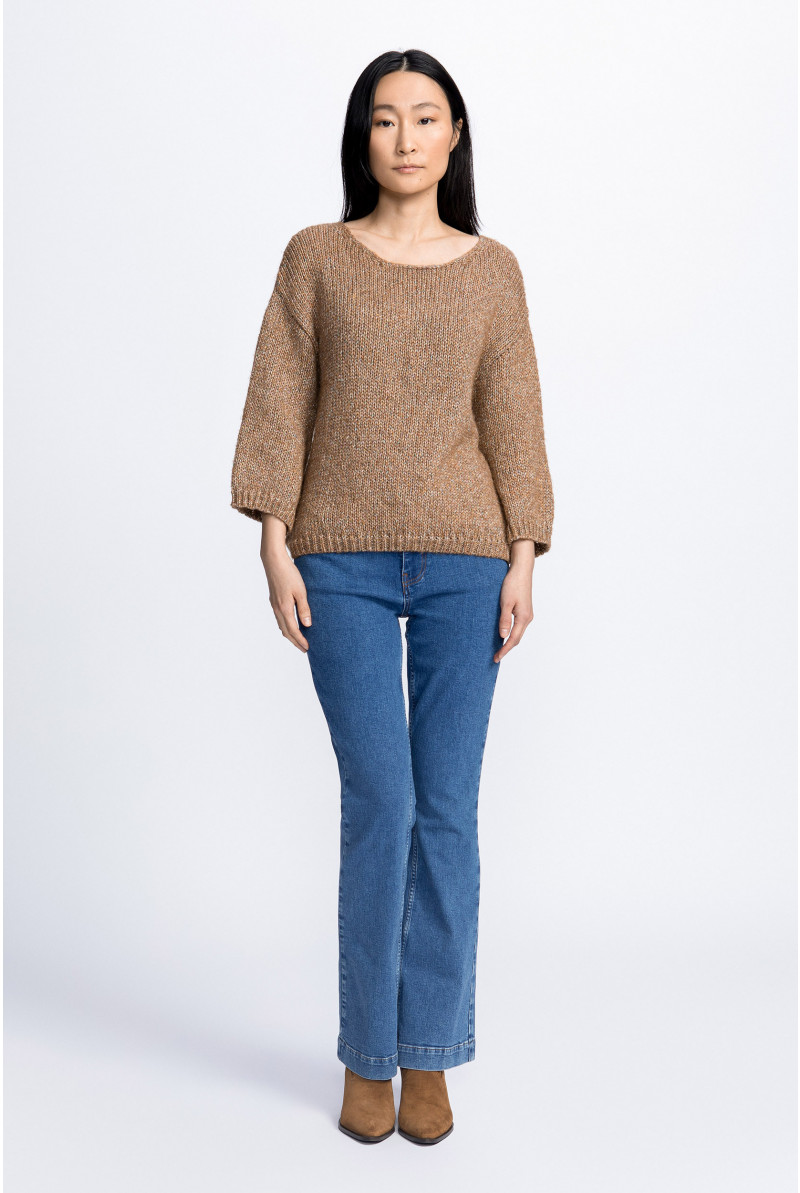 Strickpullover mit Lurex