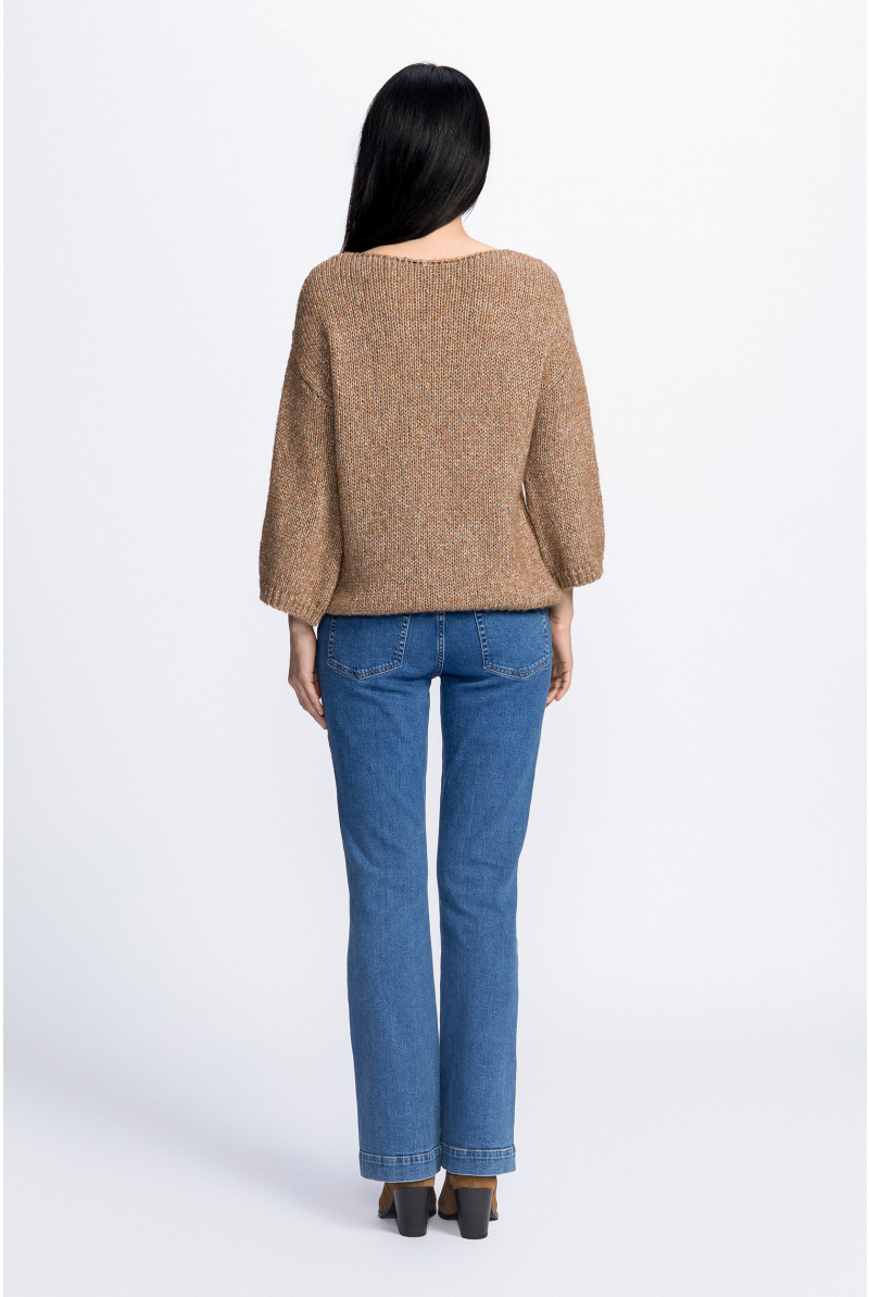 Strickpullover mit Lurex