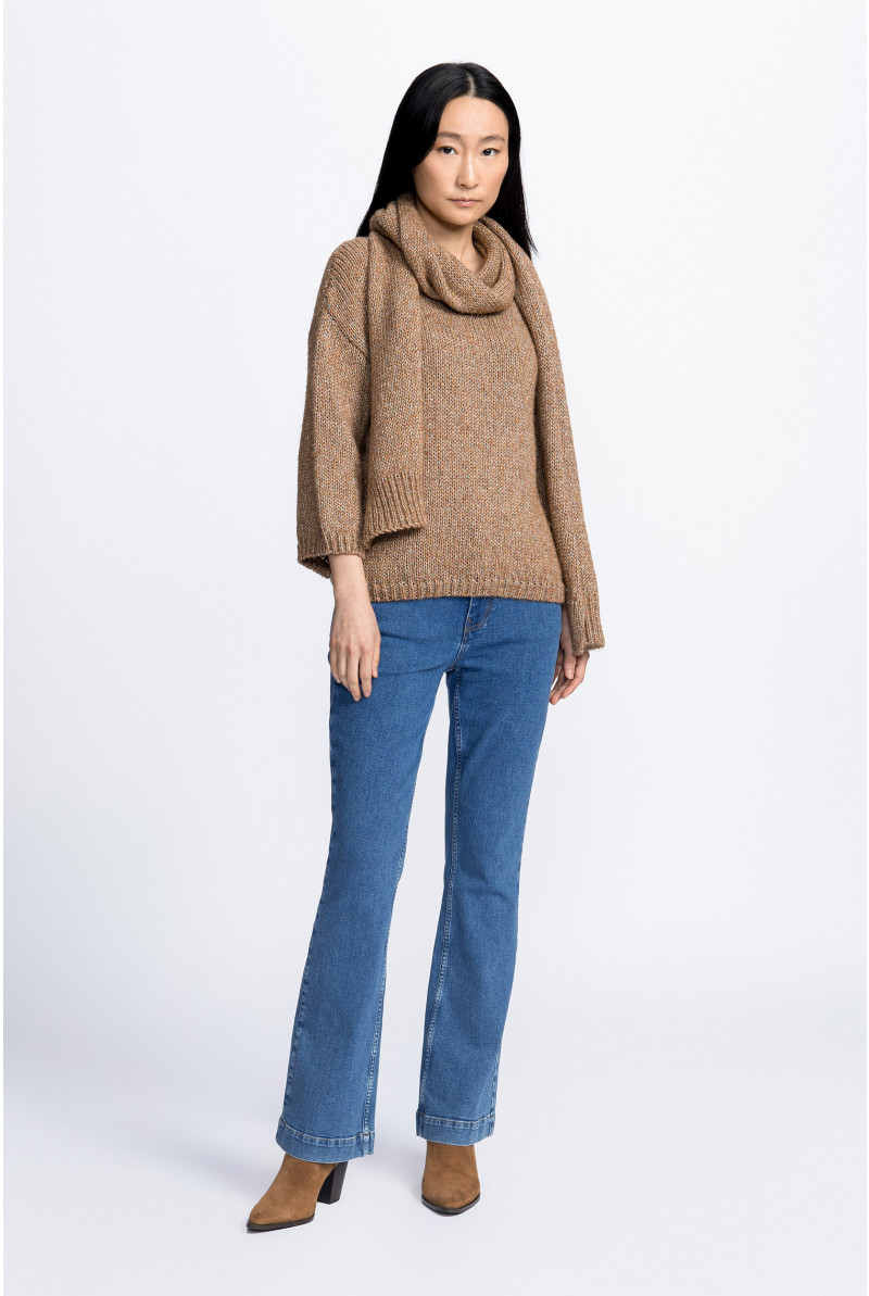 Strickpullover mit Lurex