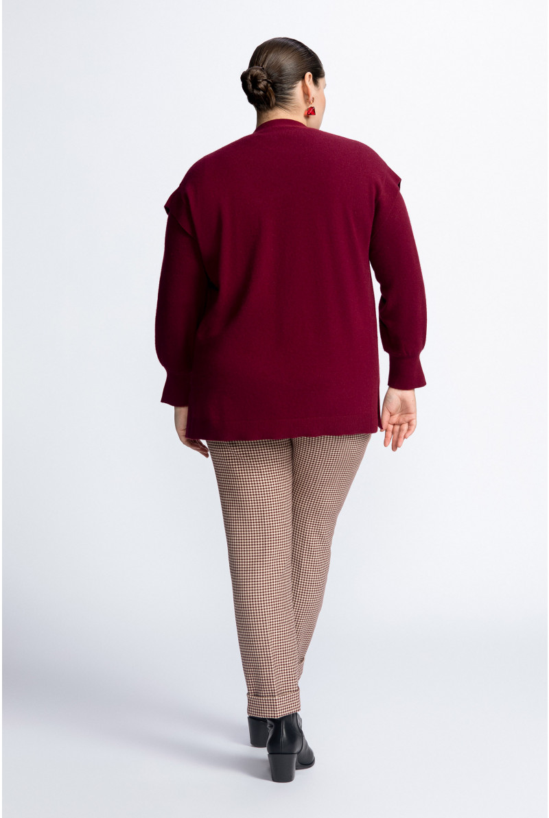 Veste sans manches en mélange de cachemire