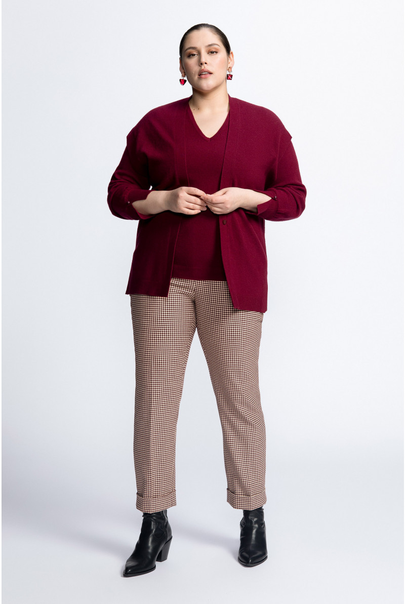 Veste sans manches en mélange de cachemire