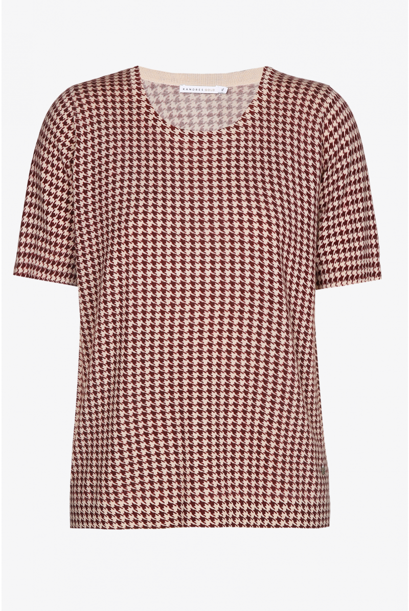 Pull en laine avec motif