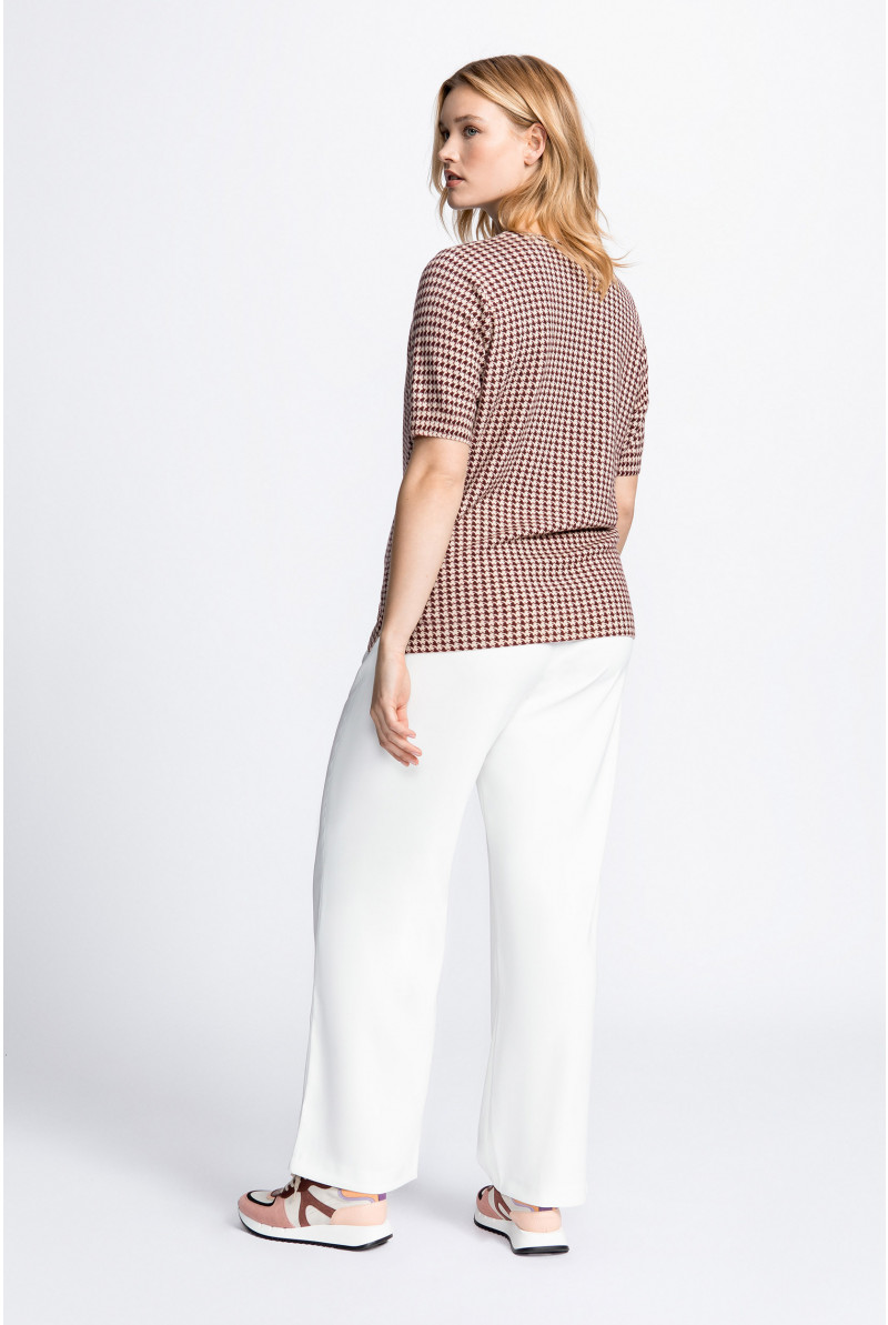 Pull en laine avec motif