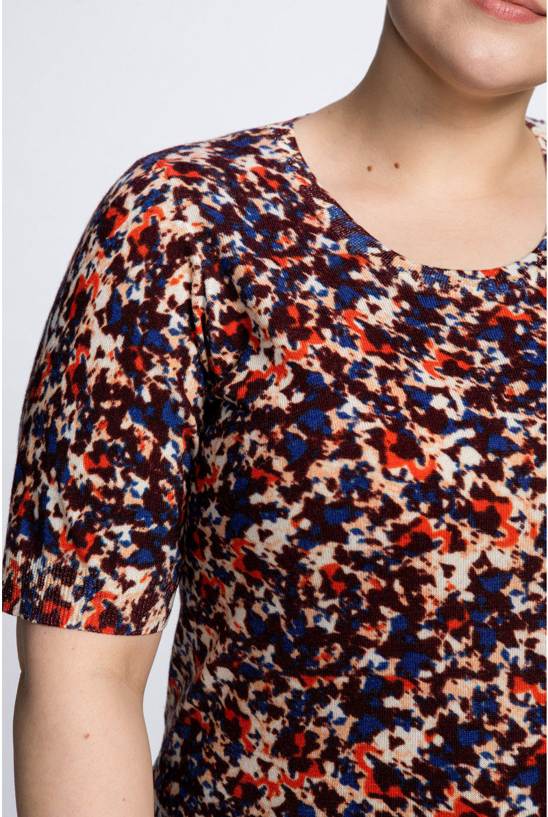 Pull en laine avec motif