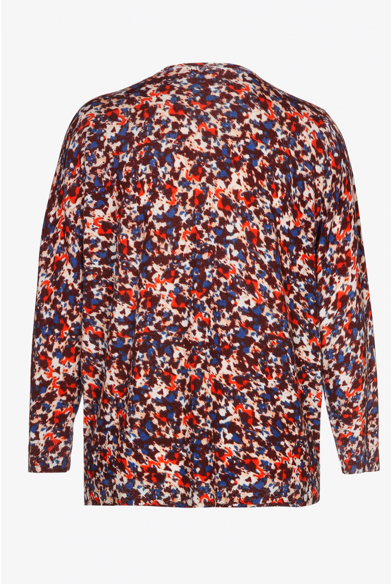 Gilet en laine avec motif