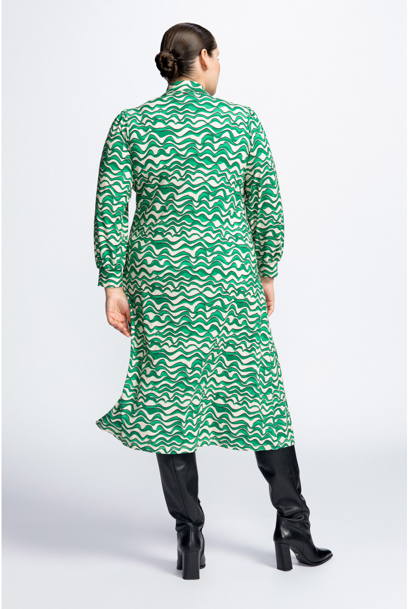 Dress with graphic print