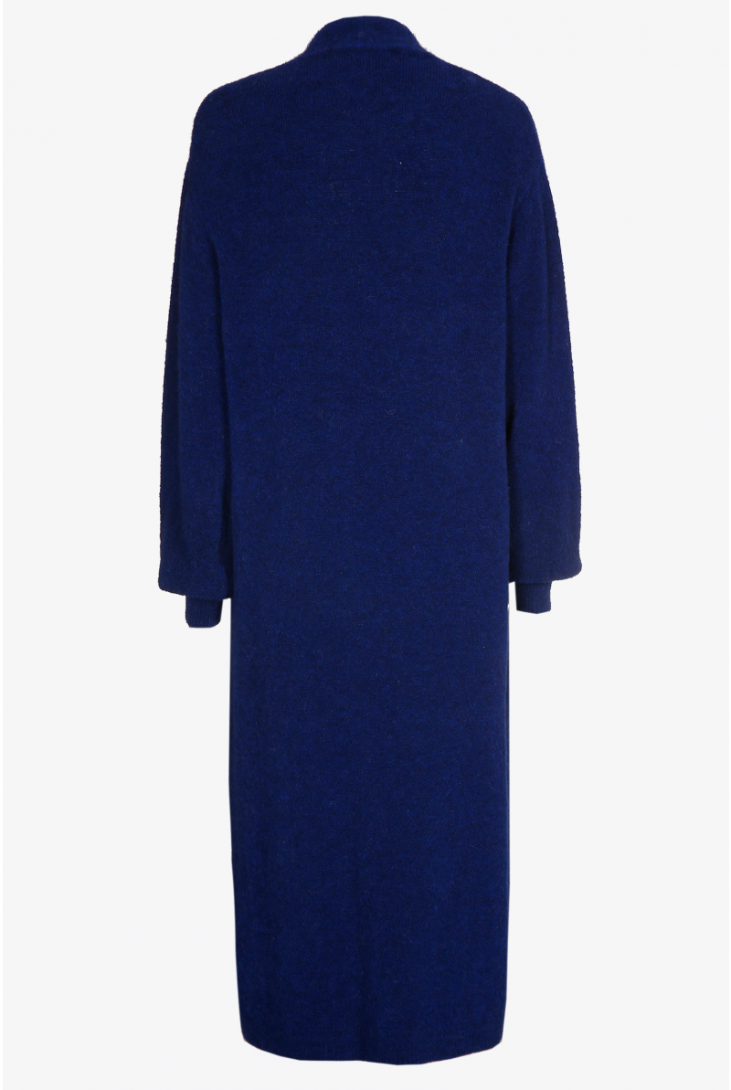Gilet long en laine mérinos