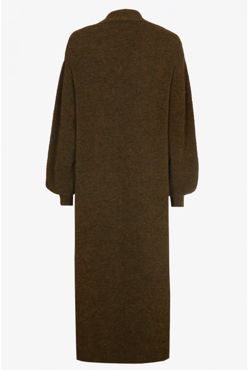 Gilet long en laine mérinos