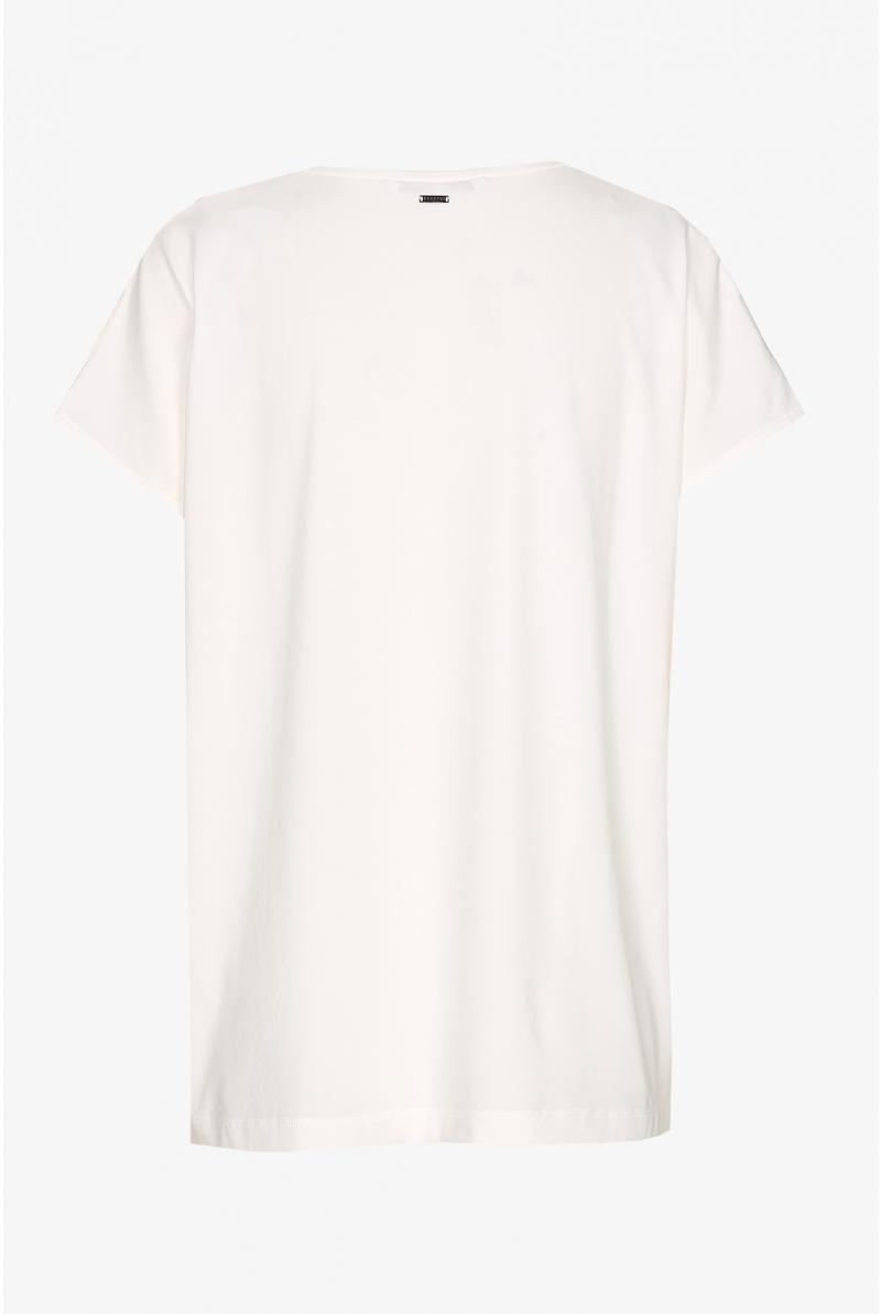 T-shirt doté d’une encolure en V féminine