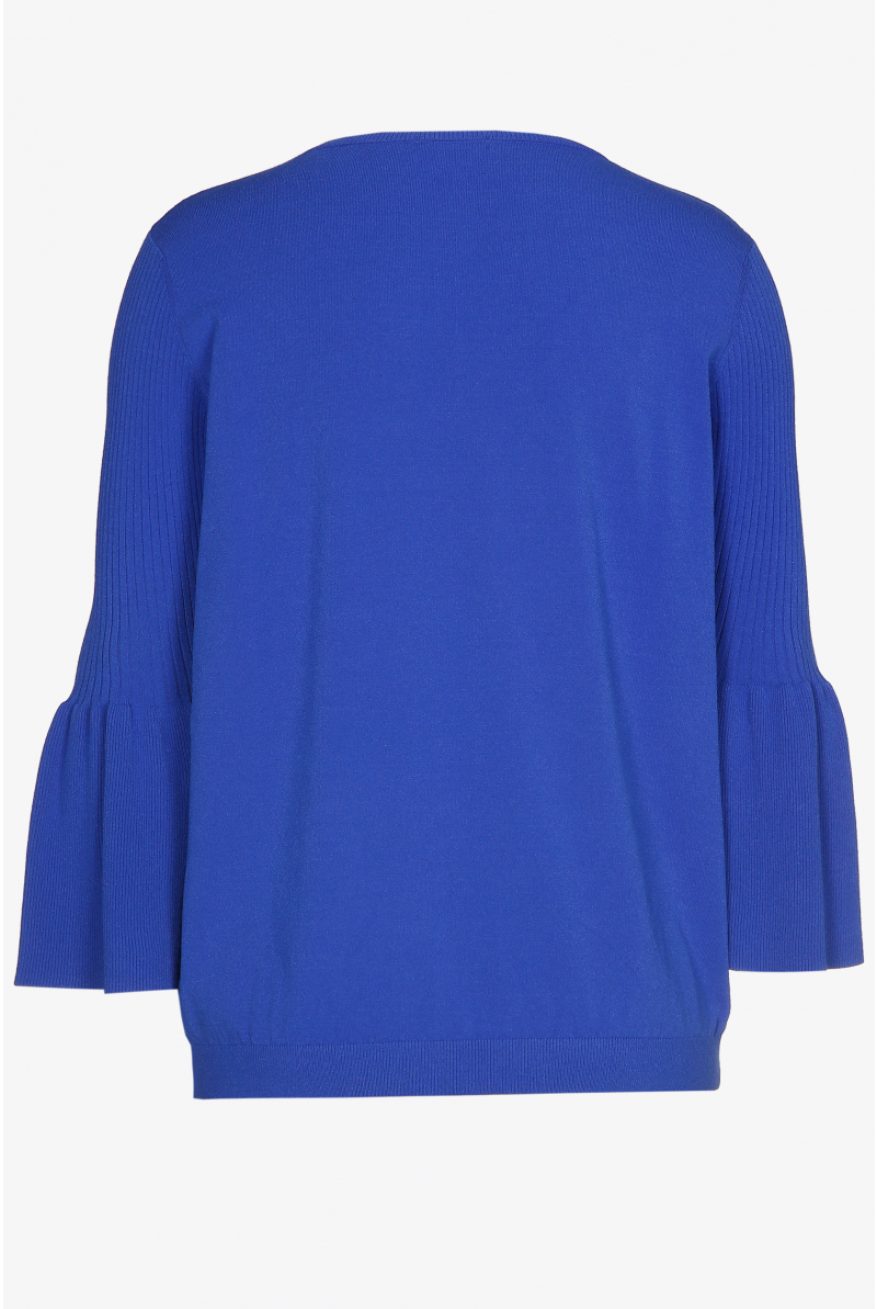 Pull avec manches à volant