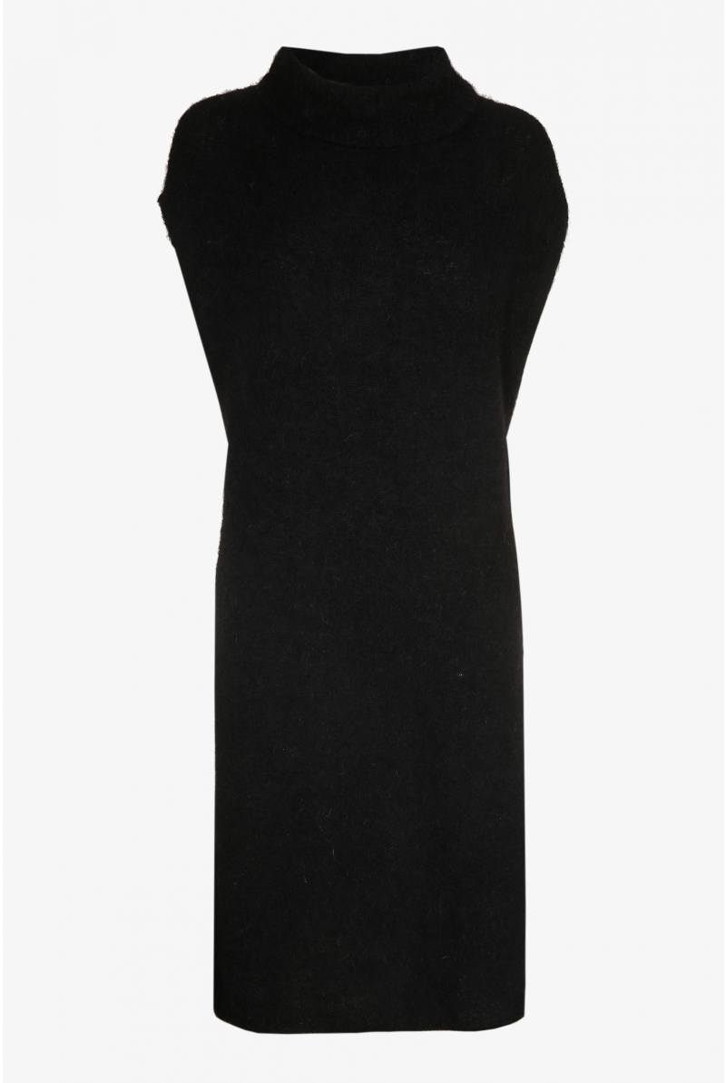 Robe sans manches contenant de la laine d’alpaga