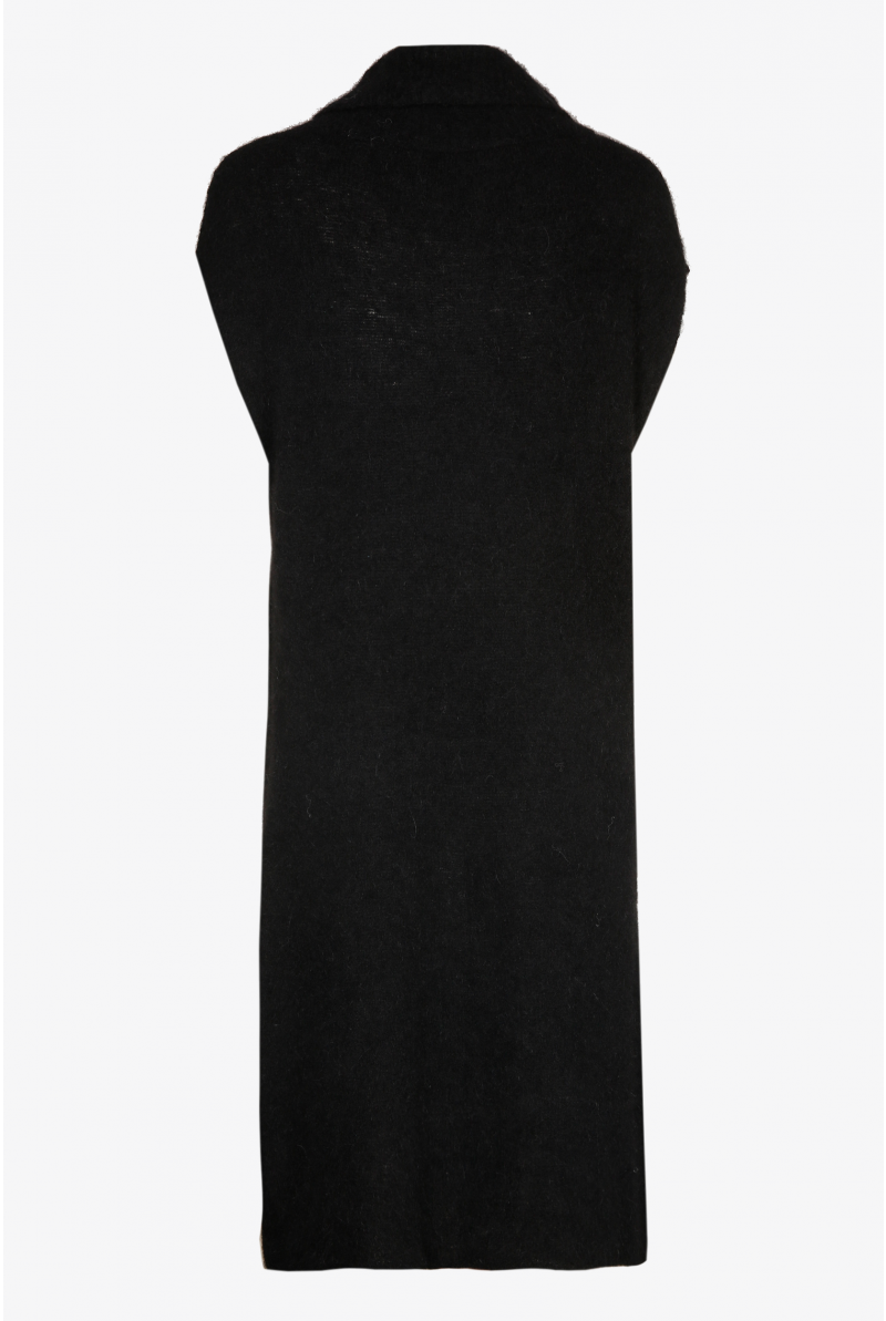Robe sans manches contenant de la laine d’alpaga