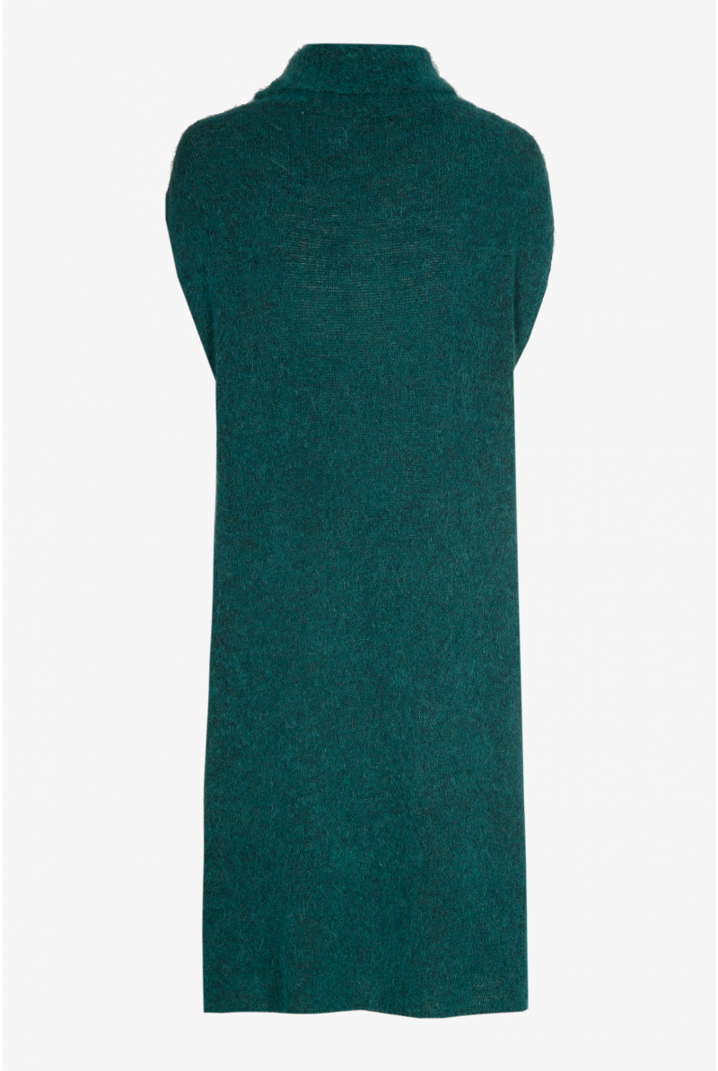 Robe sans manches contenant de la laine d’alpaga