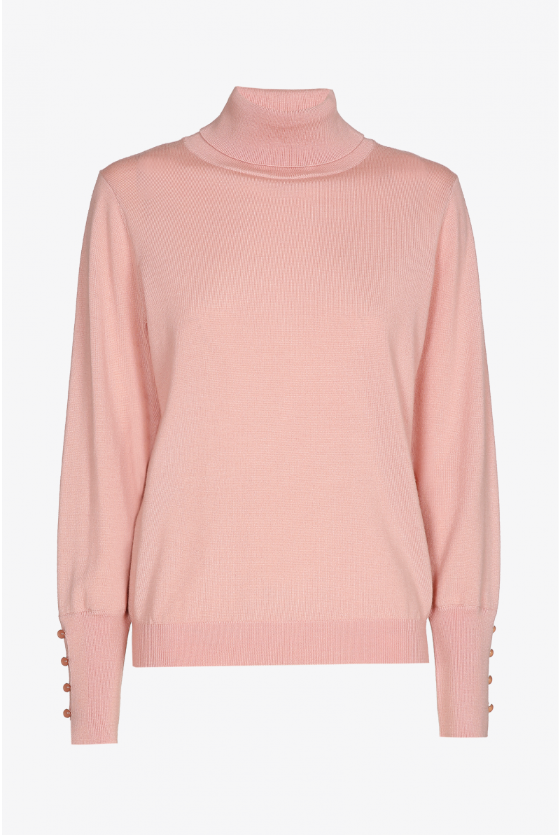 Pullover aus Merinowolle mit Kragen