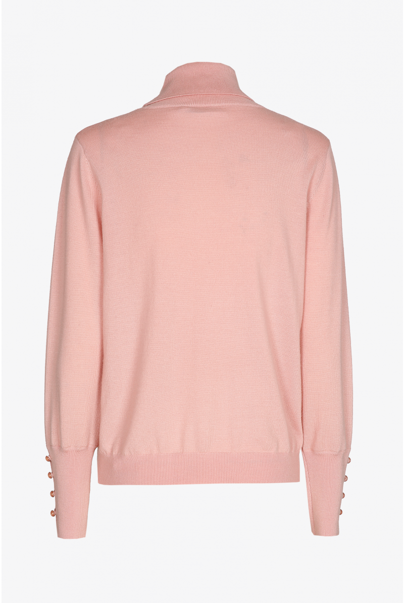 Pullover aus Merinowolle mit Kragen