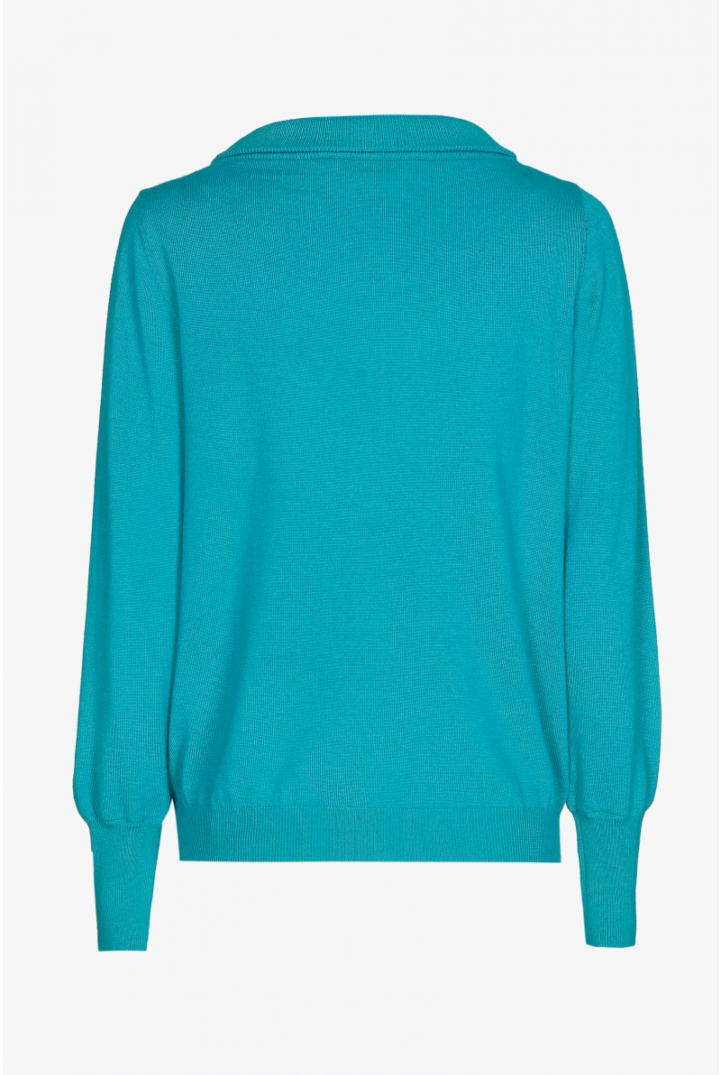 Pullover aus Merinowolle mit U-Boot-Ausschnitt