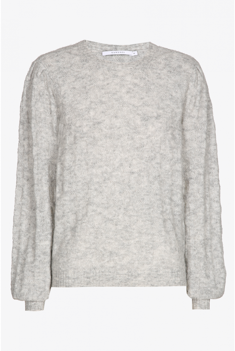 Pull contenant de la laine d’alpaga