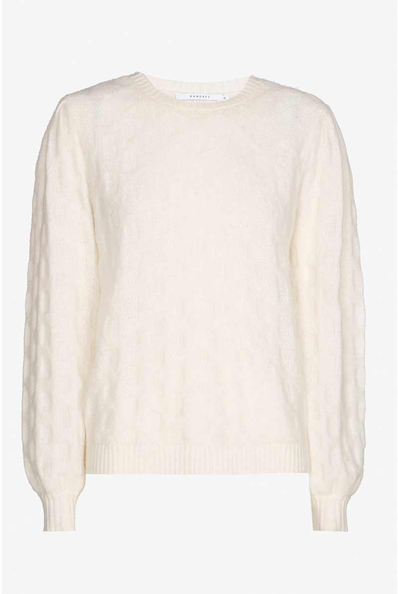 Pull contenant de la laine d’alpaga