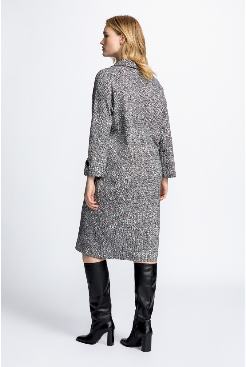 Dress with shirt collar