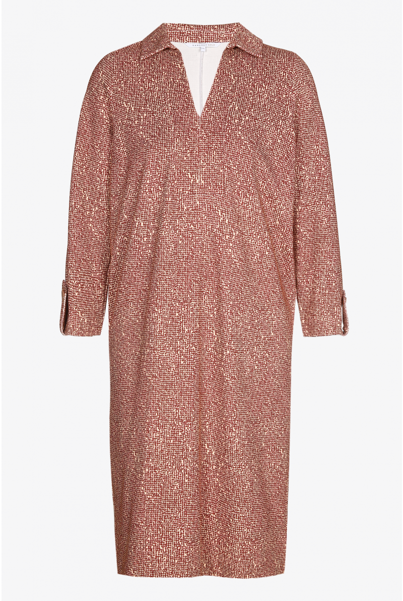 Robe avec col de chemise