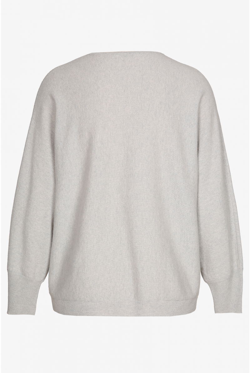 Wollpullover mit Pailletten