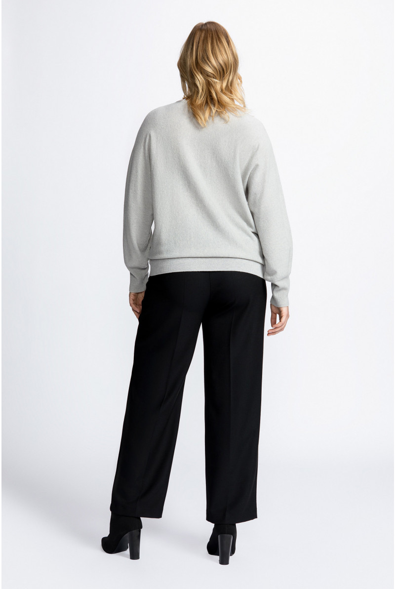 Wollpullover mit Pailletten