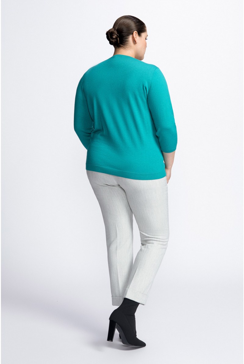 Feinstrick-Pullover aus Merinowolle