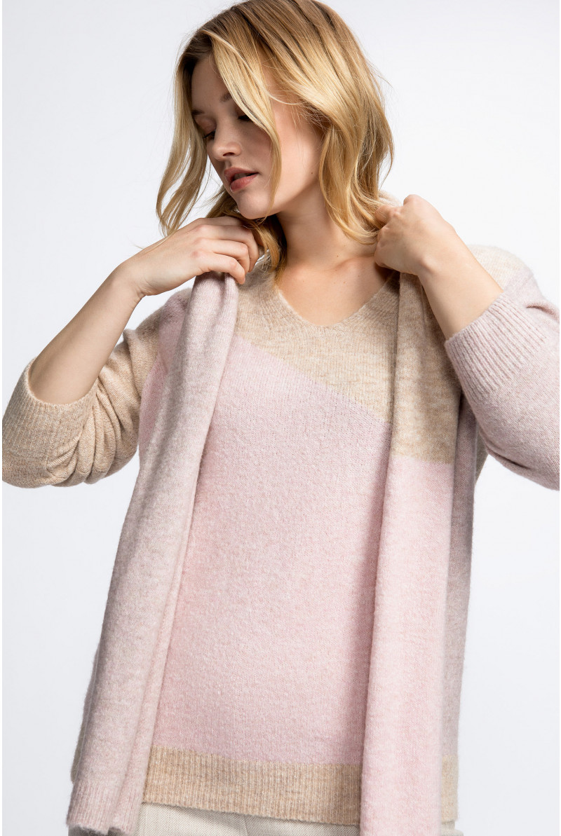 Feinstrick-Pullover aus Merinowolle