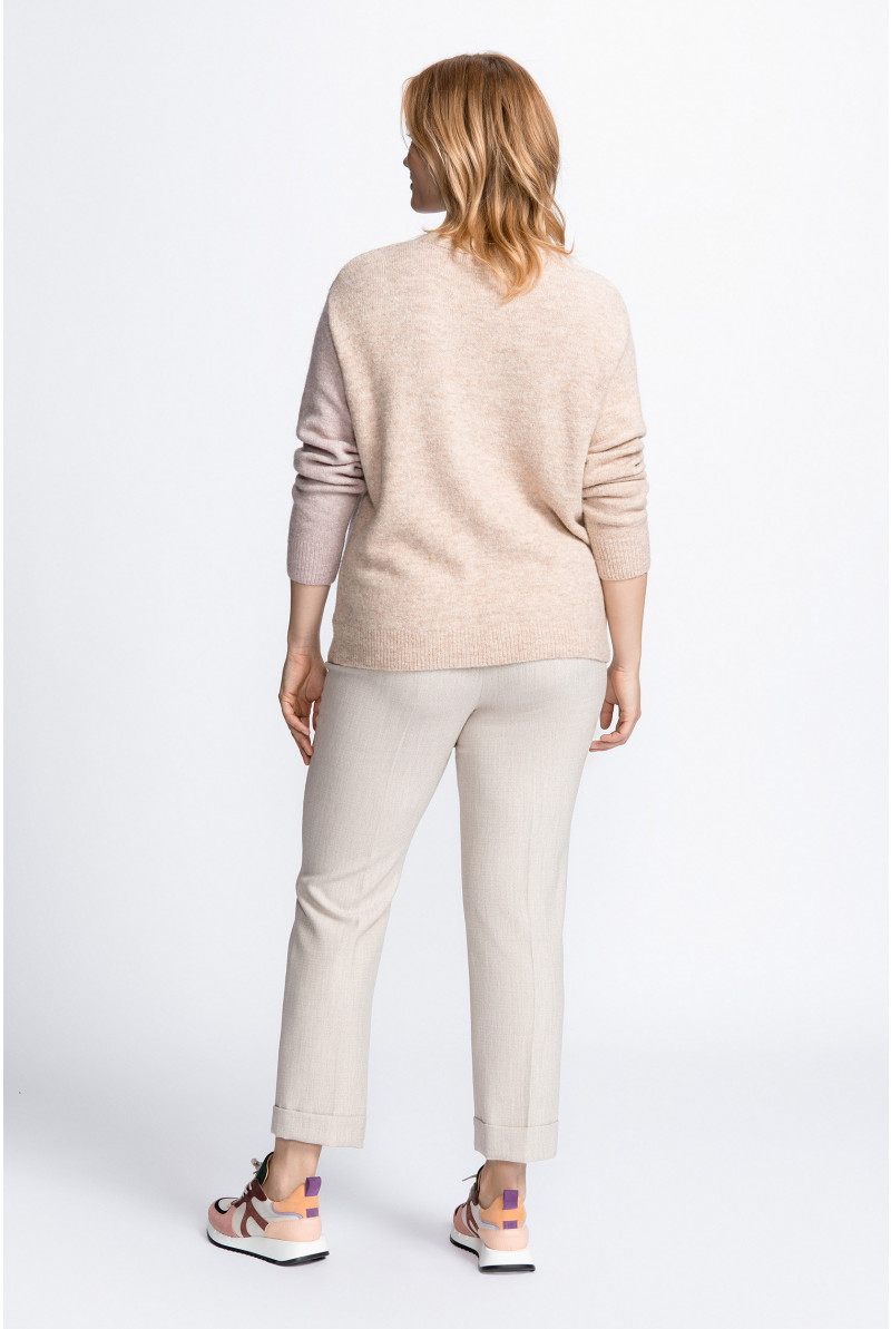 Feinstrick-Pullover aus Merinowolle
