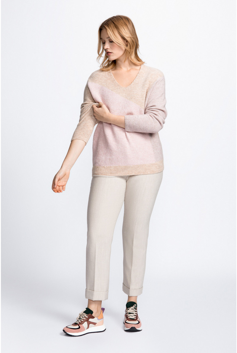 Feinstrick-Pullover aus Merinowolle
