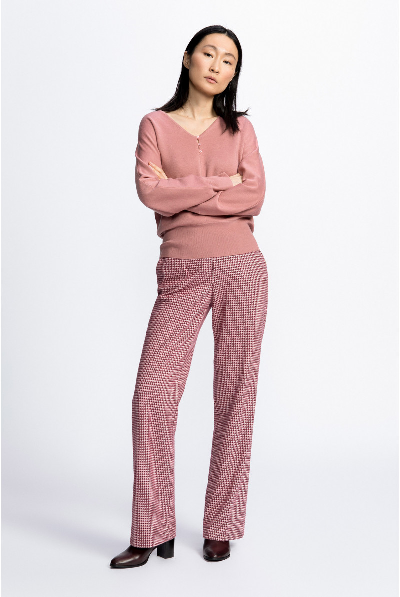 Leichter pullover, V-Ausschnitt