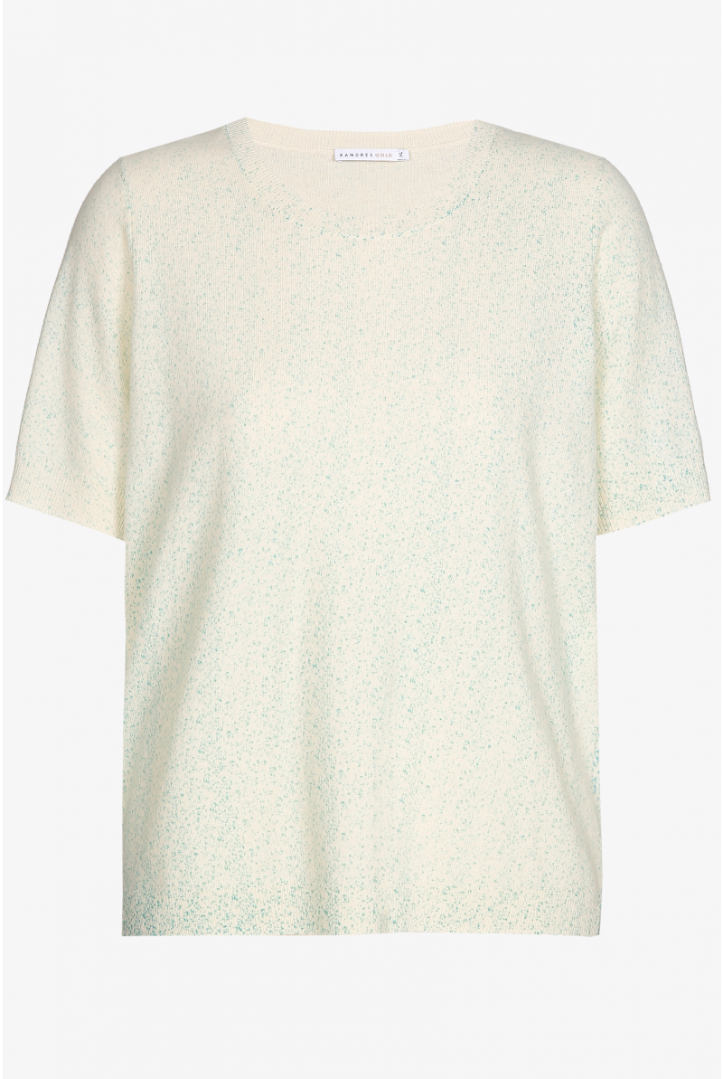 Pull en laine à manches courtes