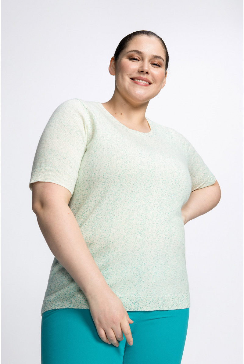 Pull en laine à manches courtes