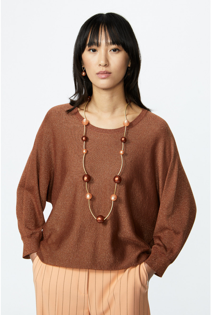 Summer jumper with wide sleeves