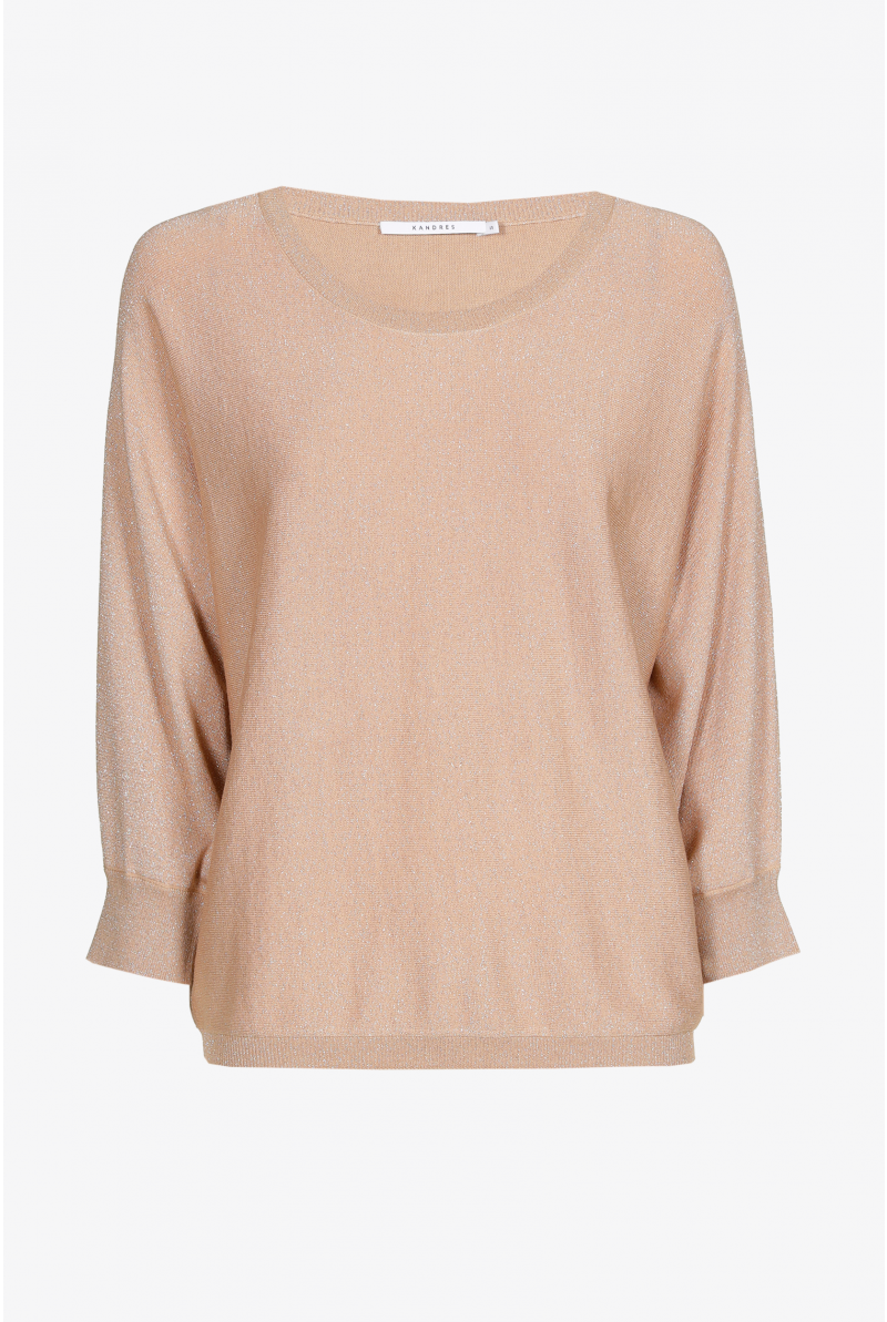 Soft lurex pullover