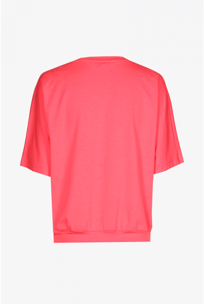 T-shirt met los volume