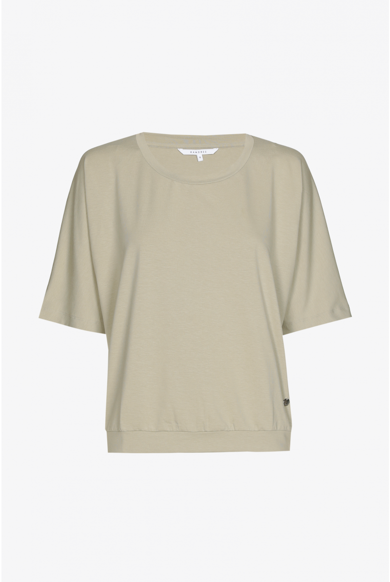 T-shirt met los volume