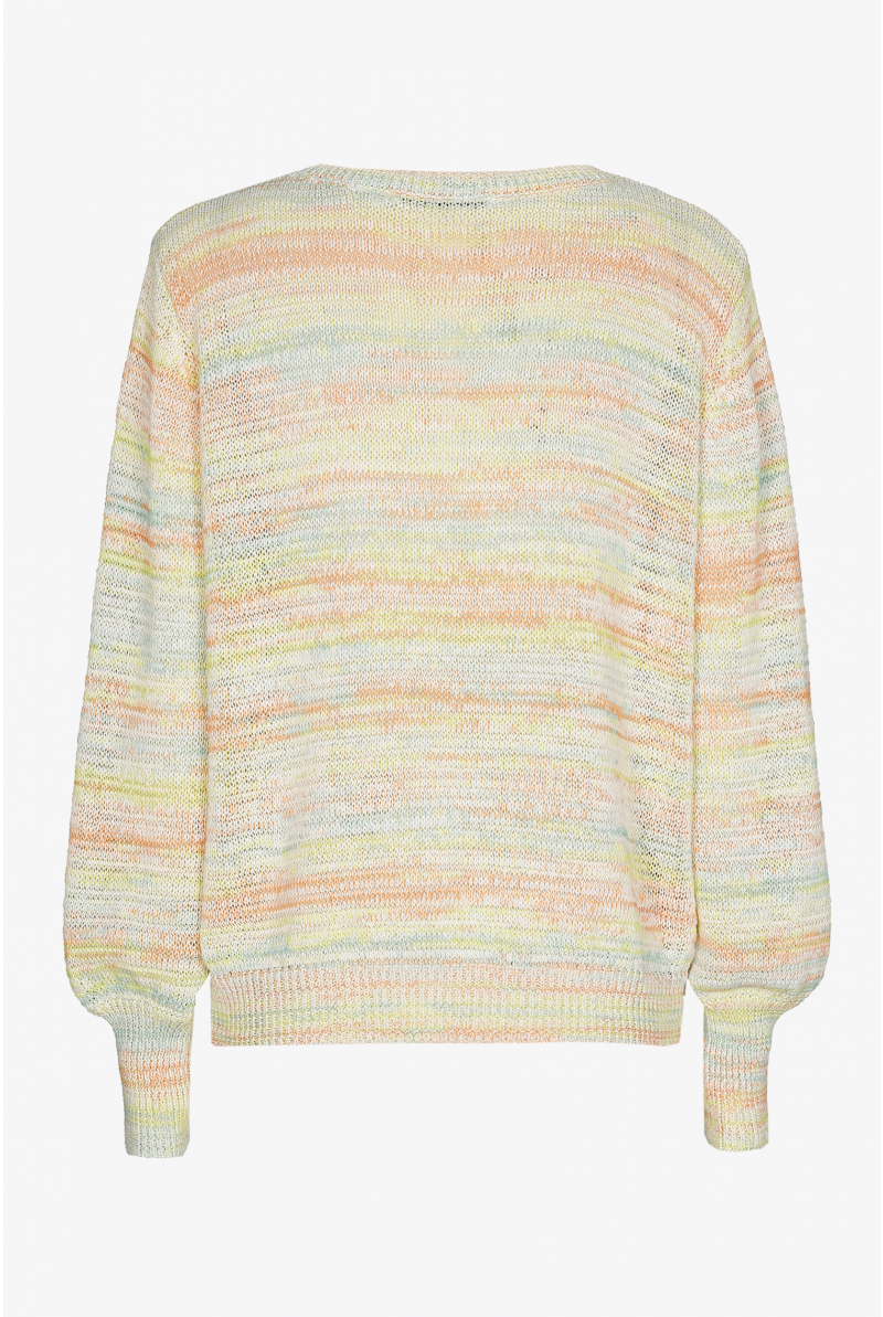 Multicoloured knitted jumper