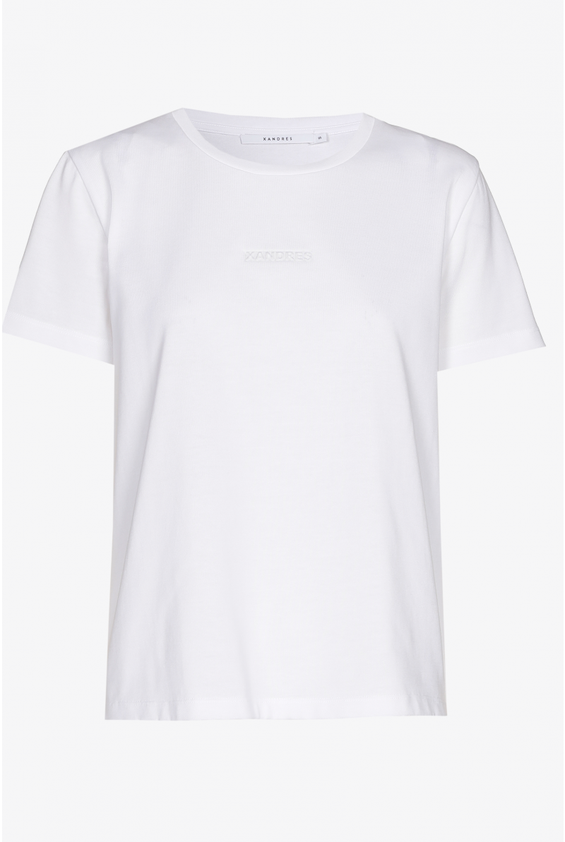 T-shirt en coton avec logo Xandres