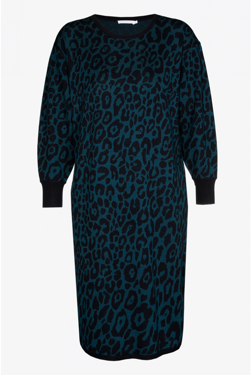 Lange jurk luipaardprint discount