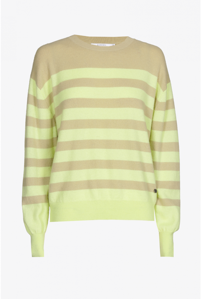 Gestreepte pull van cashmere