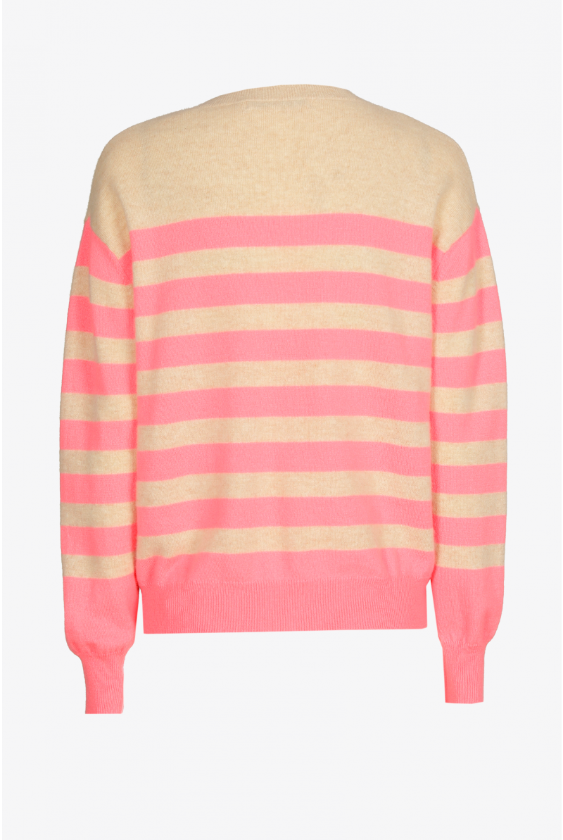 Gestreifter Pullover aus Kaschmir
