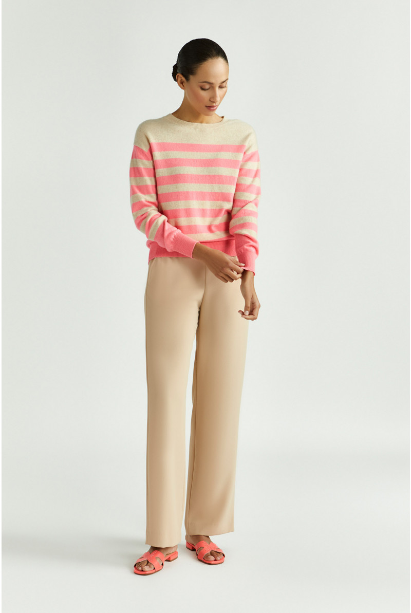 Gestreifter Pullover aus Kaschmir