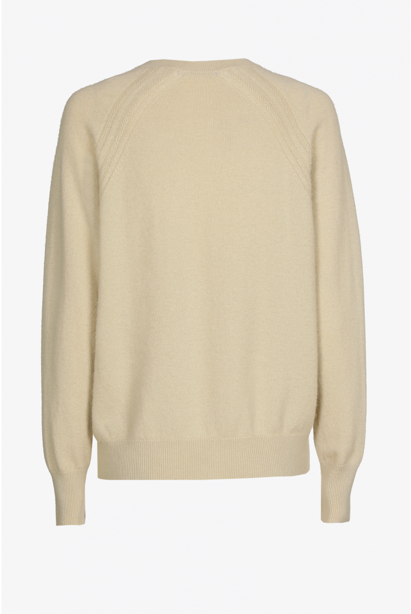 Pull en cachemire avec encolure en V