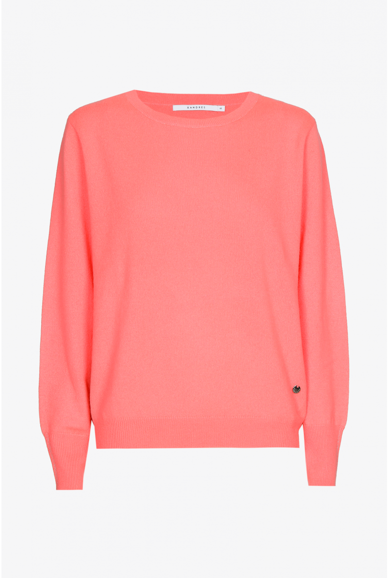 Kaschmirpullover mit Rundhalsausschnitt