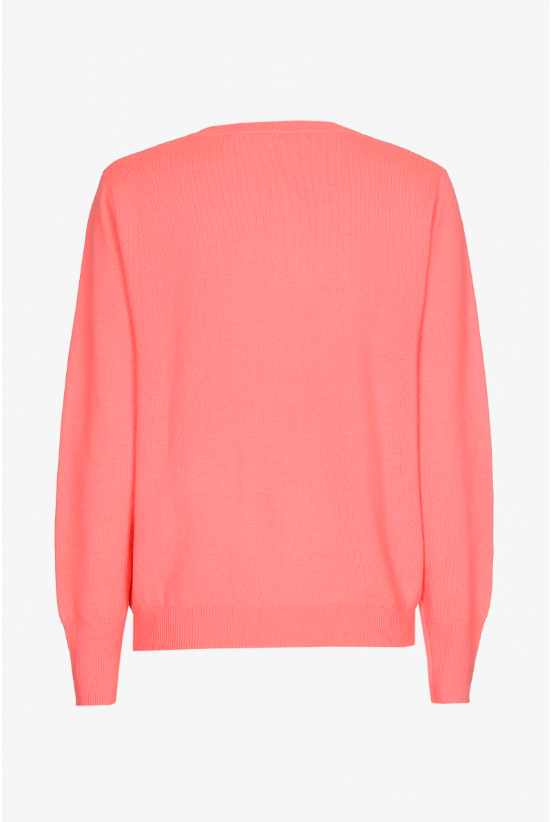 Kaschmirpullover mit Rundhalsausschnitt