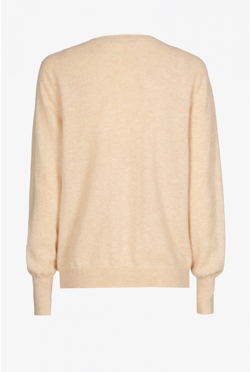 Cashmere pull met ronde hals