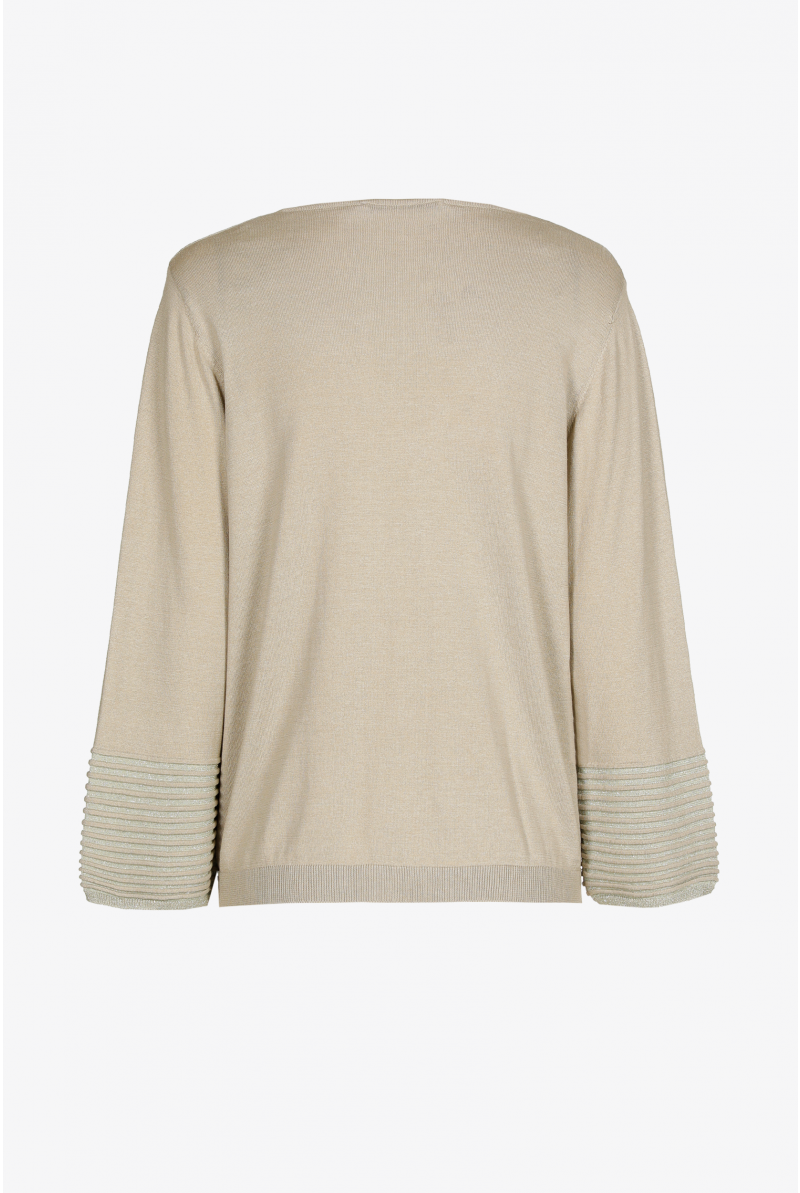 Pull d’été en soie et en lurex