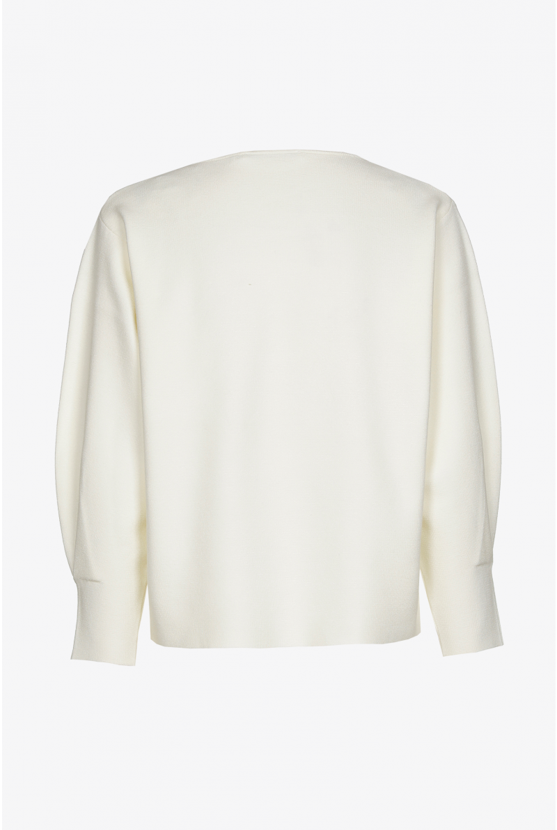 Jumper with boat neck